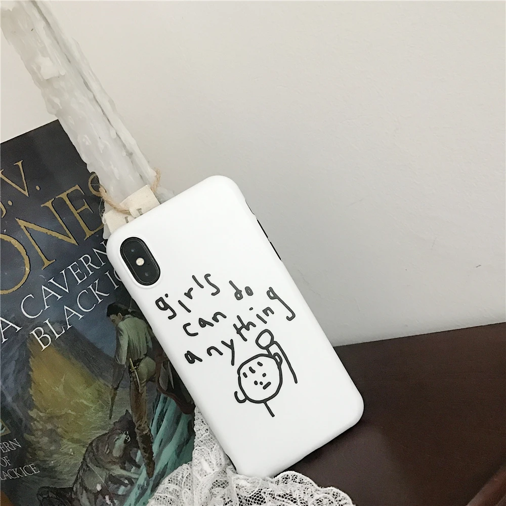 WULAWUKU мода прекрасный феминизм символов мягкая IMD чехол для iphone X 8 плюс 7 6 6s сзади