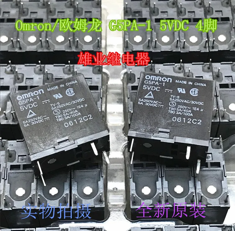 G5PA 1 5VDC 4PIN 5В 5A250VAC/30VDC|Реле| |