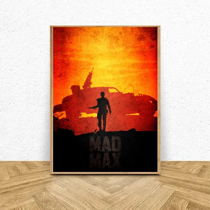 Картина из фильма Mad Max шелковый плакат картина для гостиной | Рисование и каллиграфия -32995946996