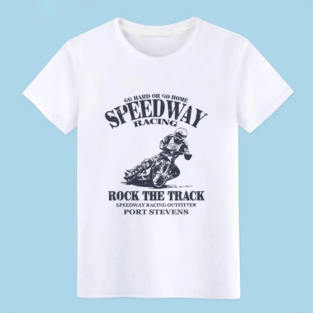 Мужская футболка с коротким рукавом speedway racing трикотажная круглым вырезом новая