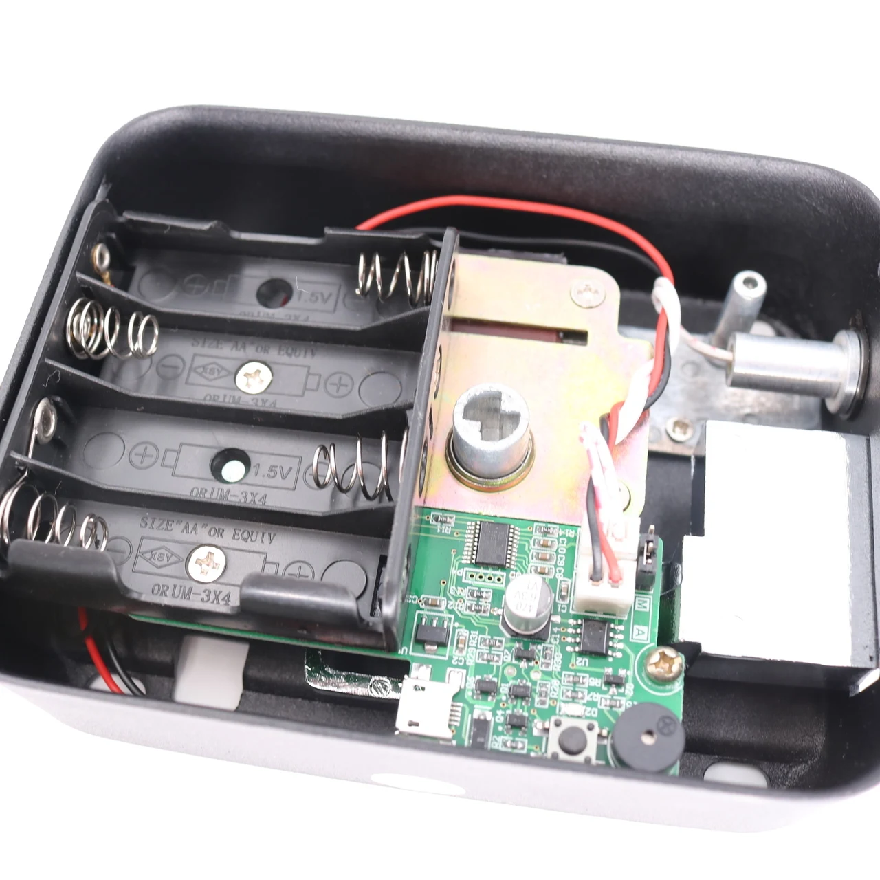 Easy to install Wireless Remote Control Electronic Rim Lock Motor lock with Handle use AA Battery | Безопасность и защита