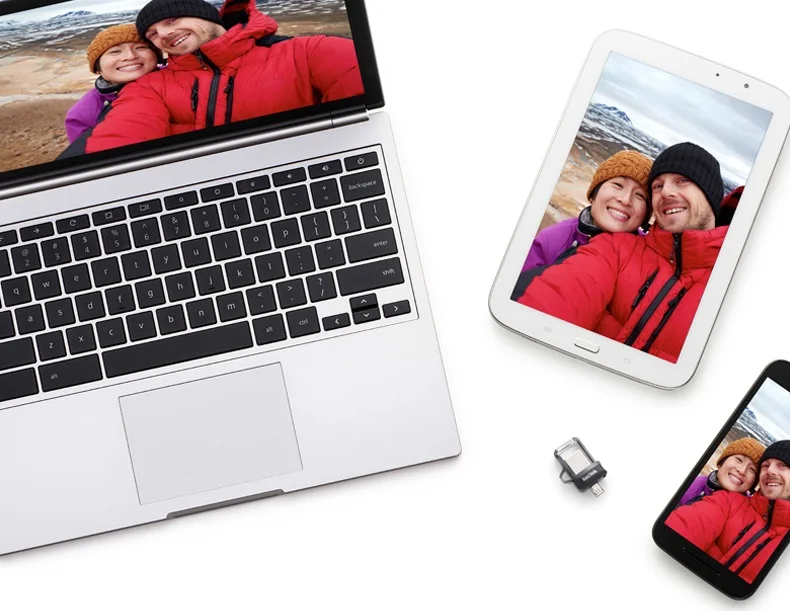 Флеш-накопитель SanDisk OTG Micro USB 3,0 16 ГБ 32 ГБ 128 ГБ экстремально высокая скорость 150 м/с двойной OTG USB флеш-накопитель 64 Гб мини-накопитель