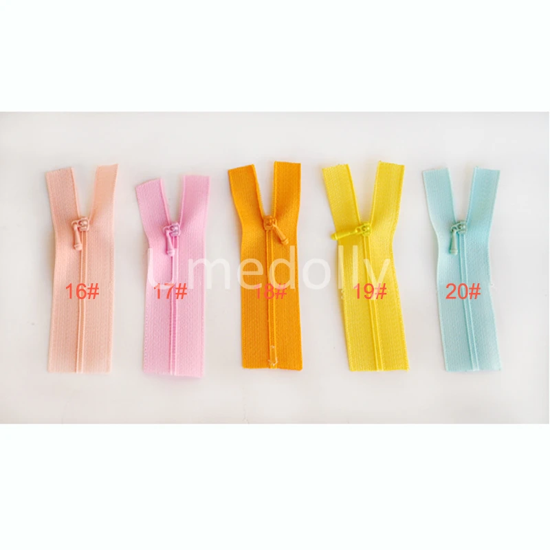 5/10 шт. 7 см цветная мини молния Сделай Сам пальто для куклы одежда Blyth BJD открытая