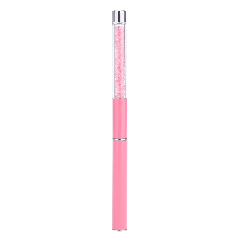 

NEW Fashion Rhinestone Diamond Acrylic Handle Beaut #6 Nail UV Gel Manicure Salon Brush Nail Brushes Nail Art Pen