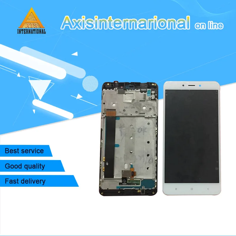 Axisinternational для Xiaomi redmi note 4 MTK Helio X20 3 ГБ 32 ГБ ЖК-экран+ сенсорный дигитайзер с рамкой для redmi note 4