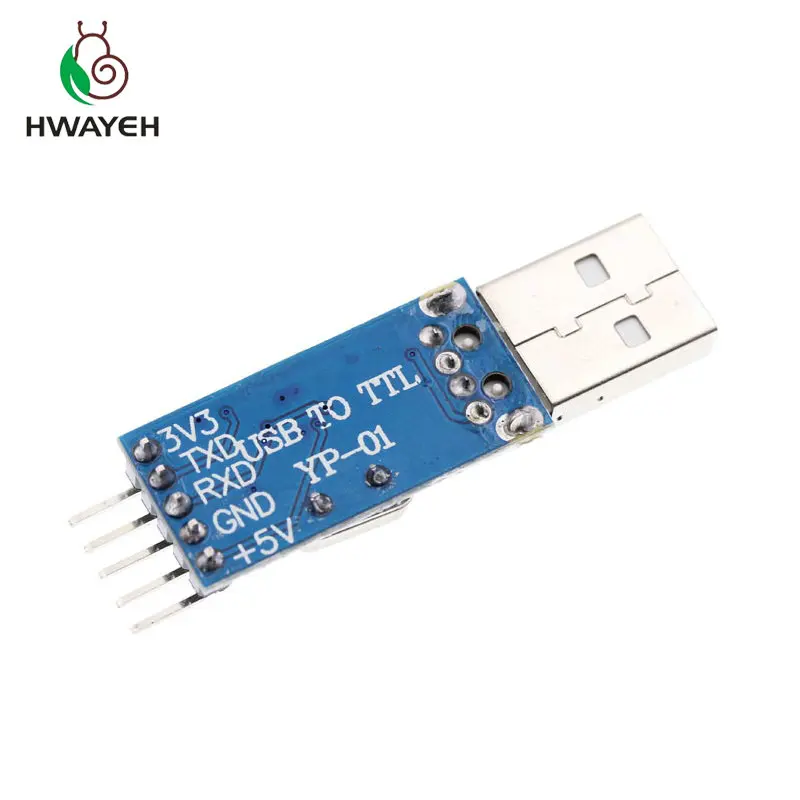 Модуль адаптера преобразователя PL2303 USB в RS232 TTL с пылезащитной крышкой PL2303HX для
