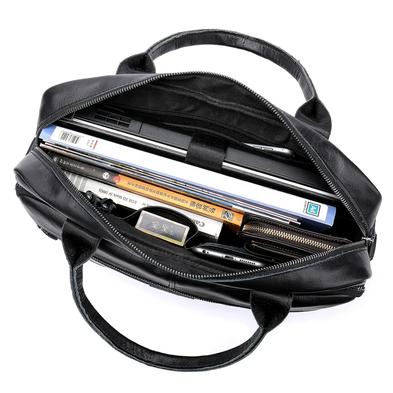 WESTAL кожаный портфель для ноутбука s мужские сумки из натуральной кожи деловые