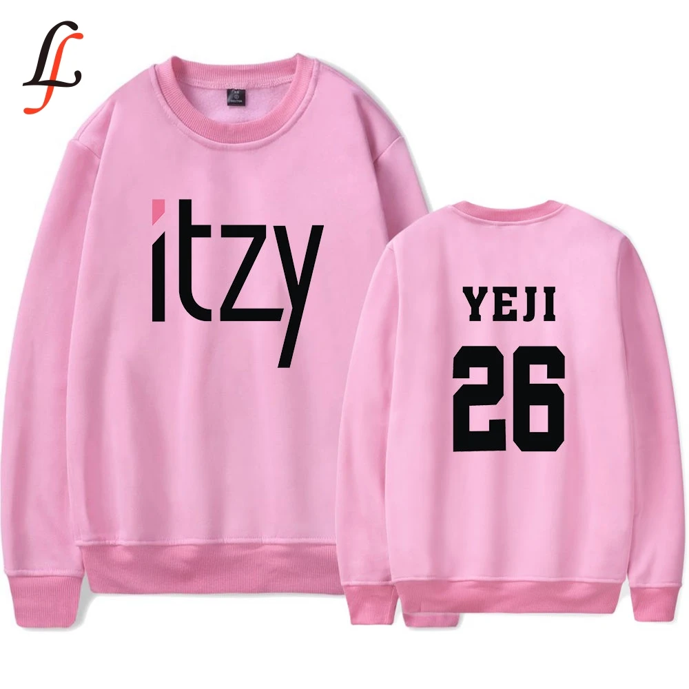 Женская толстовка без шапочки с принтом Itzy в стиле хип-хоп новинка 2019 модные