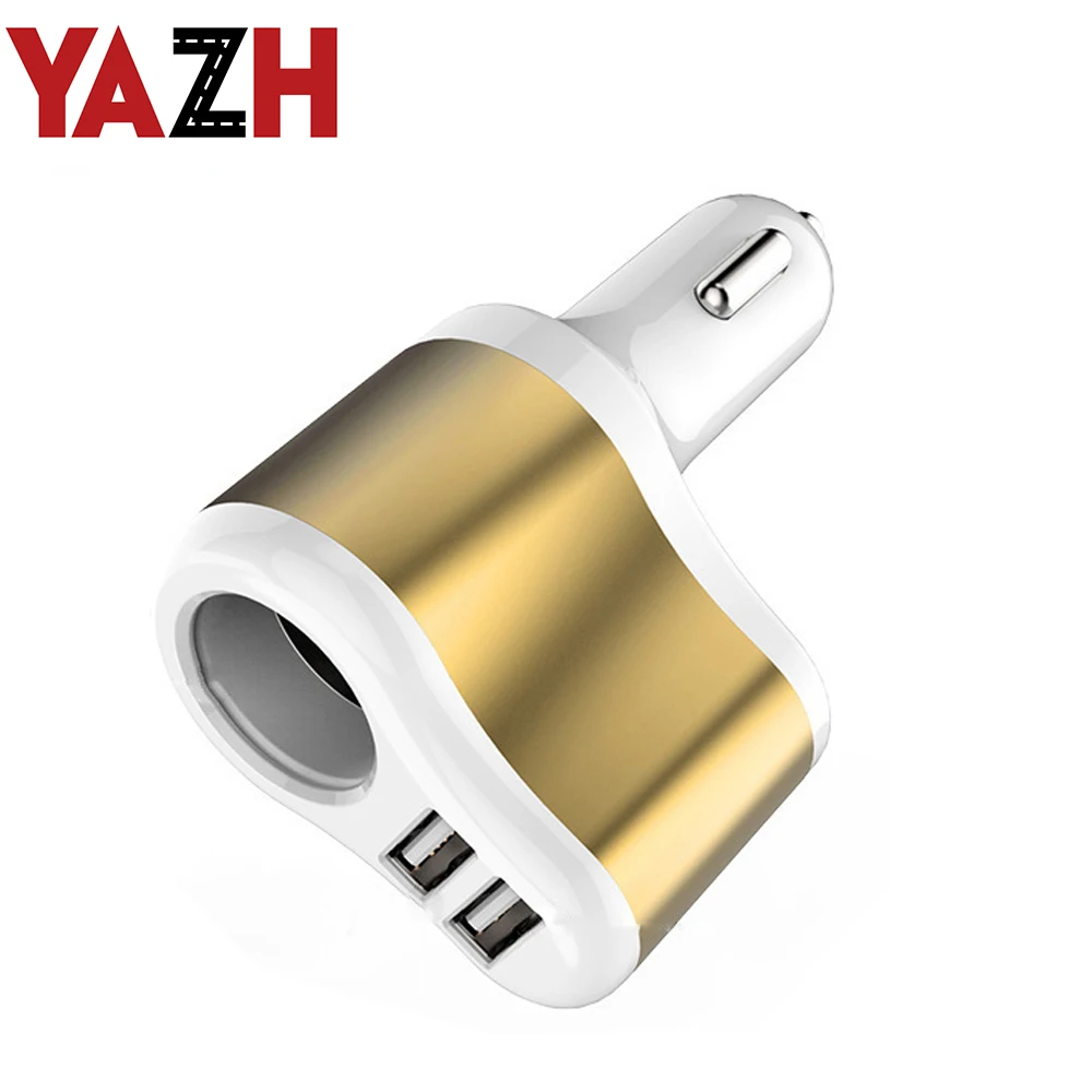 2 USB 3.1A High Quality 12V-24V Car Cigarette Lighter Socket Splitter Charger Power Adapter For Phone MP5 Headrest Monitor |