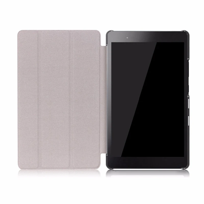 Тонкий кожаный чехол-книжка из искусственной кожи чехол для lenovo TAB3 Tab 3 8 Plus 8703 8703x TB-8703F TB3-8703 TB3-8703 защитный планшет чехол+ Защитная пленка на экран+ подставка для ручек
