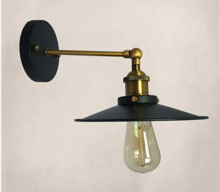 110 220 В Ретро Винтаж Industrie Edison Einfachheit Licht Wandhalterung Wandlampen Im Alter Von Stahl Fertig Antike lampe|retro vintage
