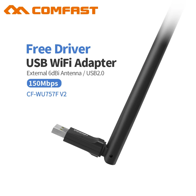 RTL8188GU беспроводной Wi Fi адаптер 150 Мбит/с Внешний 6dbi omini телевизионные антенны