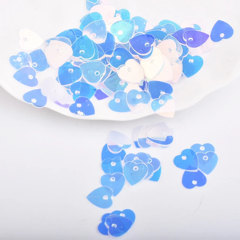 

High-quality Sequins&Paillette Sewing Earing Bracelet Clothing Accessories Heart-shape DIY Sequins Sewing Jewelry Making