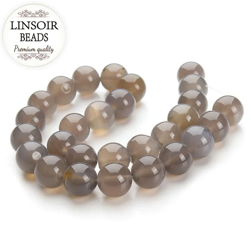 

LINSOIR Natural Onyx Agates Beads 6mm 8mm 10mm 12mm 14mm 16mm Round Loose Natural Stone Beads For Jewelry Making 40cm/strand