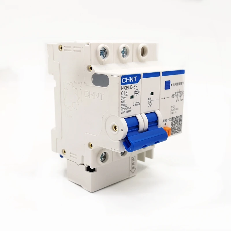 Китайский выключатель остаточного тока NXBLE-32 2 P 30mA C6A 10A 16A 20A 25A 32A выключатель заменить DZ47LE-32 2 P RCBO