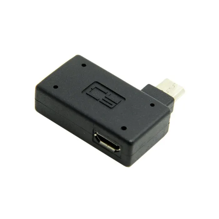 90 градусов Угловой Micro USB 2 0 хост адаптер OTG с питания для планшета|angled micro usb|right angle