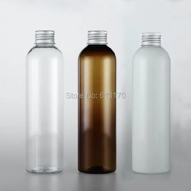 

250ml Empty PET Lotion Bottles Alumium Screw Cap Cosmetic Packing Container,Liquid Soap,Essential Oil Bottle