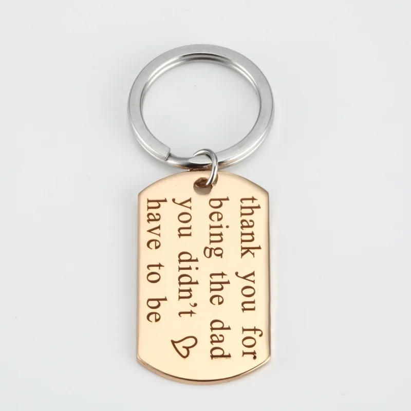 Военный брелок из нержавеющей стали ювелирное изделие надпись спасибо за то что
