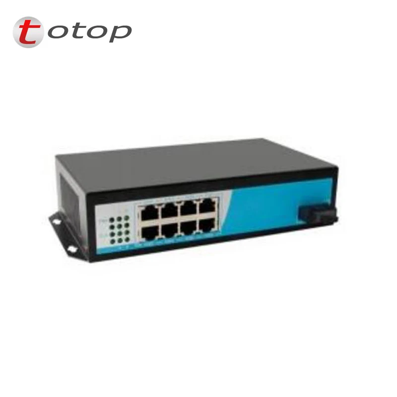Переключатель Poe волокна poe 1gigabit 8 Порты и разъёмы Gigabit PoE s + 1 двойной гигабитный по