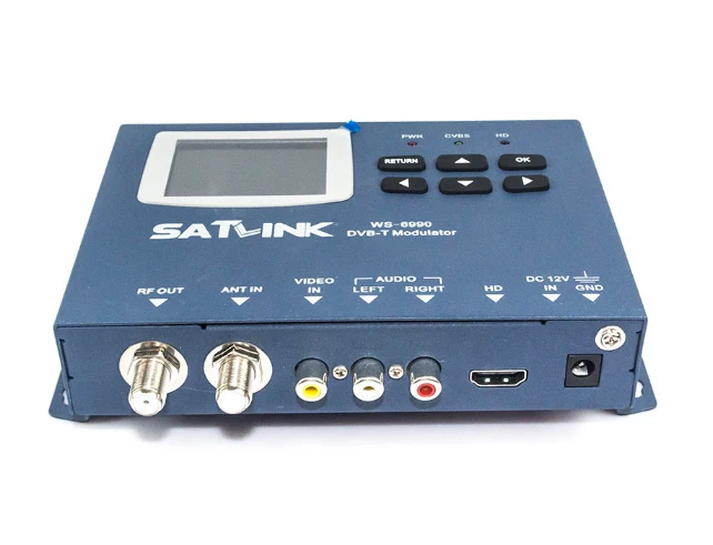 Satlink 6990 WS наземного Finder 1 Маршрут DVB T модулятор/AV/цифровой прибор для измерения