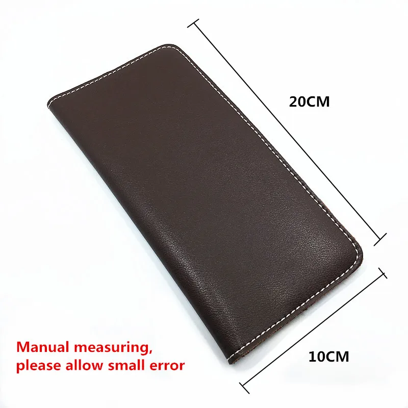 Кошелек для карт из натуральной кожи мужской Гладкий Мягкий Кожаный клатч