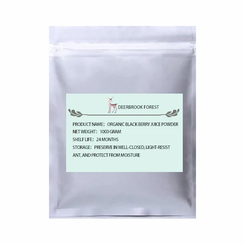 1000g(35.3oz) Сертифицированный USDA и EC органический порошок сока черной ягоды - Цвет: 1000g(35.3oz)