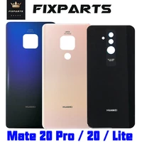 original huawei mate 20 lite battery cover back glass panel rear door housing case for huawei mate 20 pro battery cover mate20