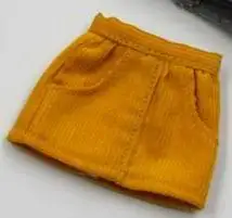Yellow Skirt JSB03 Красивая Одежда для куклы BJD комплект из двух предметов милые костюмы для куклы Blyth короткая юбка с футболкой Одежда для куклы аксессуары для куклы - Цвет: Yellow Skirt