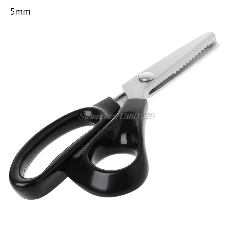2 мм/3 мм/4 мм/5 мм/7 мм ЗИГЗАГ Швейная резка портновские ножницы Pinking Scissor Leather Craft 23,5 см Dec10 и Прямая поставка