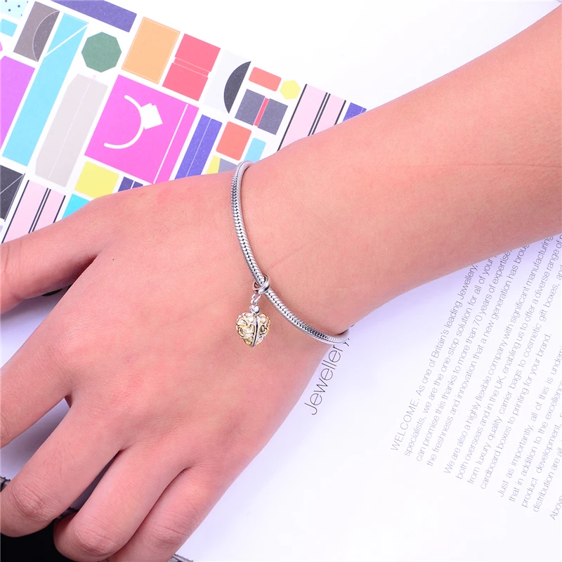 Подарок для мамы Подвески Серебро 925 пробы аутентичный Шарм Бусины Подходят