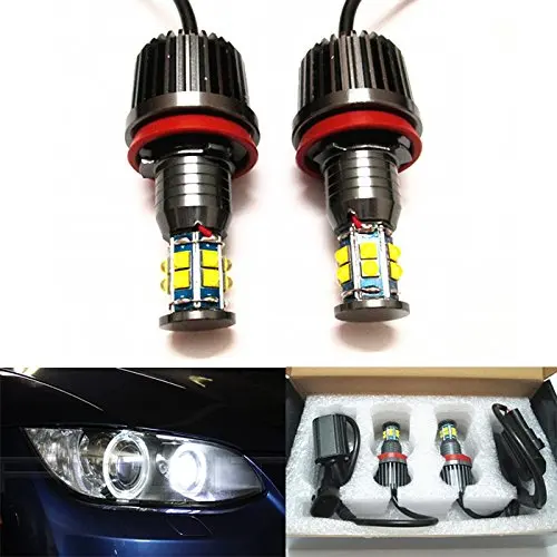 Бесплатная доставка 120 Вт белый 6000K CREE XT-E светодиодный чипы Halo Ангельские глазки H8
