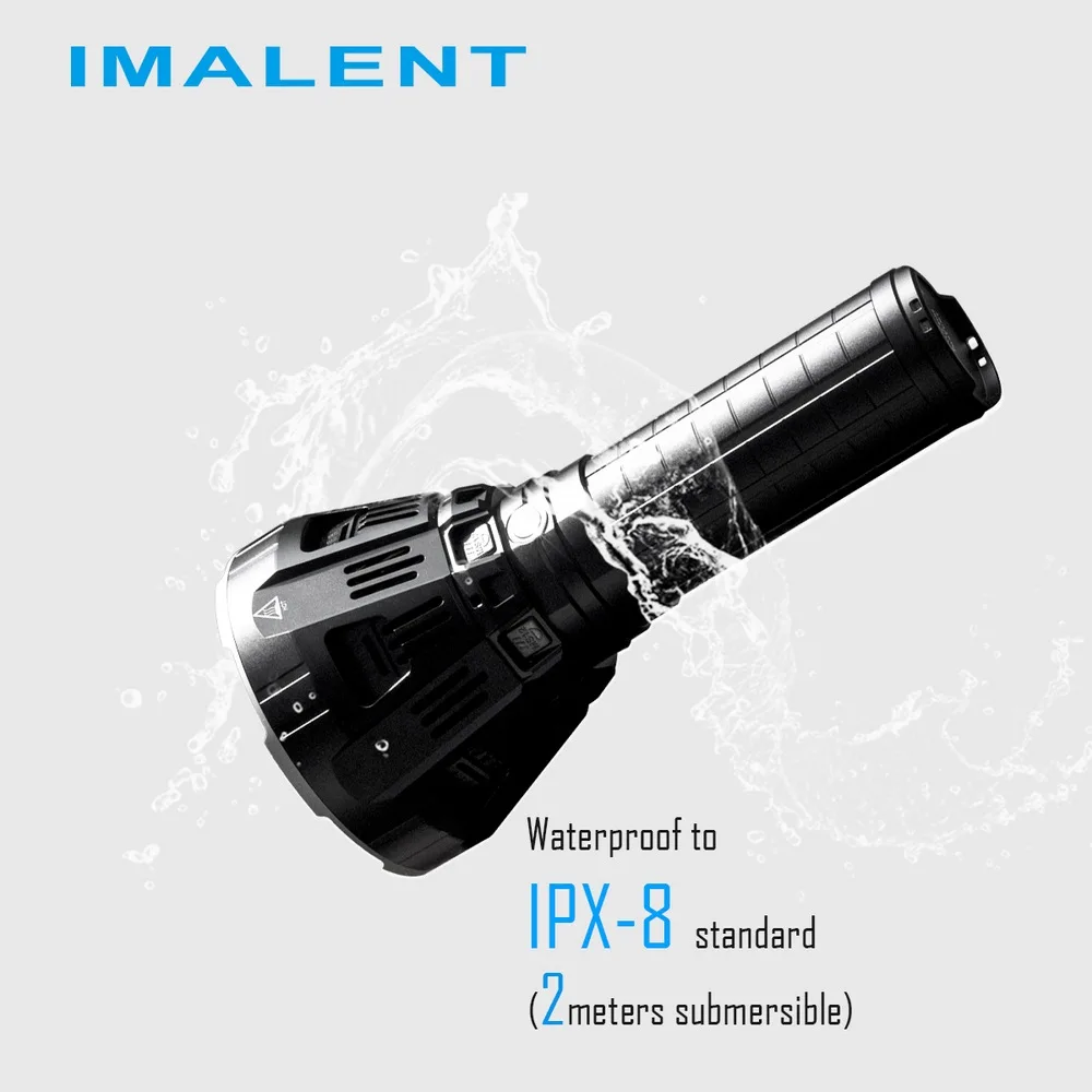 IMALENT MS12 Smart LED Rechargeable Flashlight 12 CREE XHP70 LEDs IPX-8 Waterproof 53000 Lumens with Intelligent Charging Torch | Лампы и