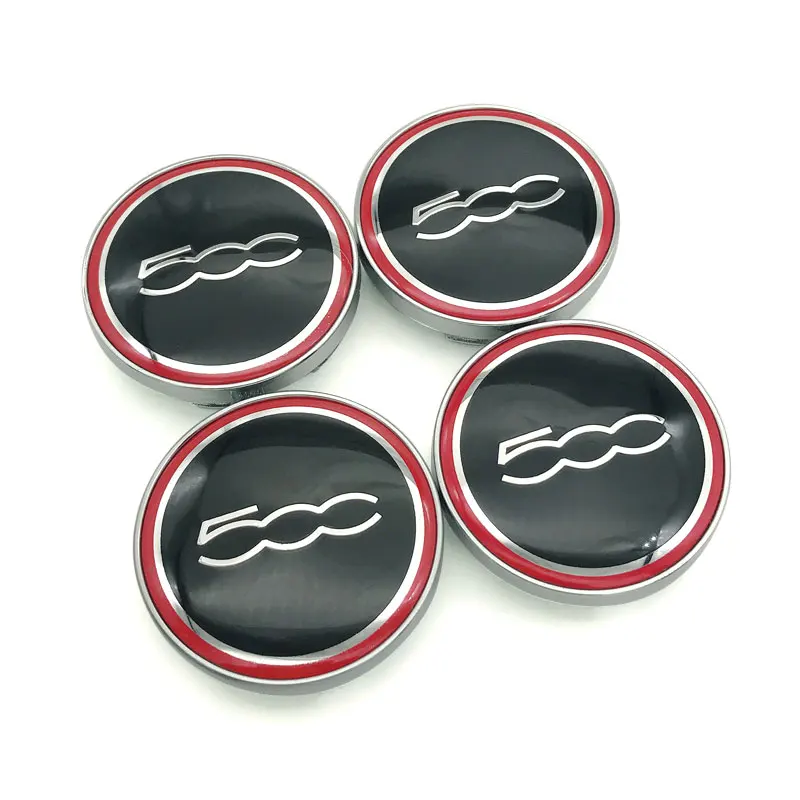 4pcs 6.0cm 60mm for fiat 500 logo car Wheel Center Hub Cap Badge emblem covers 124 125 695 | Автомобили и мотоциклы