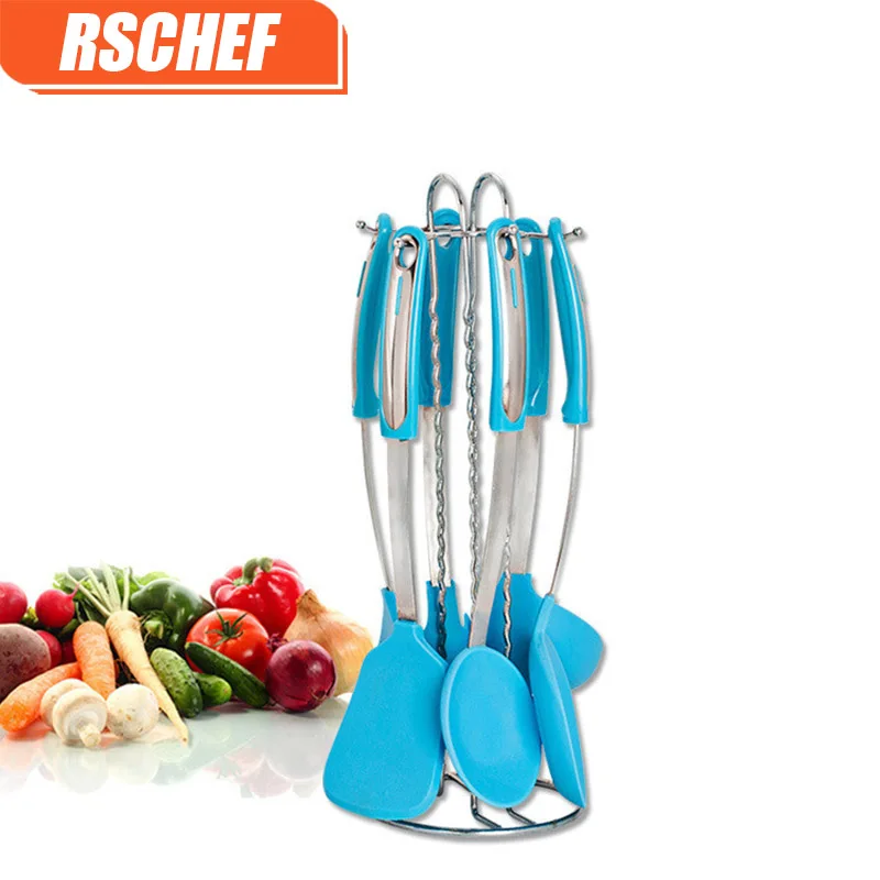 RSCHEF 7 шт. силиконовых кейсов Приготовление выпечки скребок комплекты здоровая