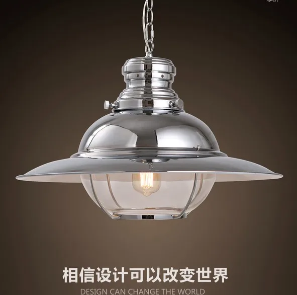 Американский стиль лофт железное стекло Droplight Эдисон промышленный винтажный
