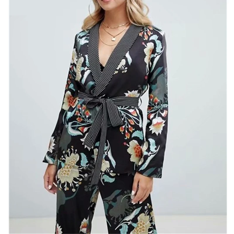 Элегантный женский комплект из двух предметов женские костюмы винтажный