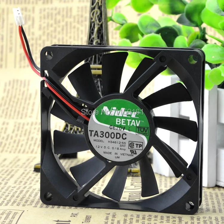 Оригинальный охлаждающий вентилятор Nidec TA300DC H34612-55 8015 12v 0.18a 8 см