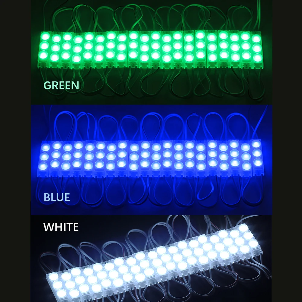 20 шт./лот светодиодный модуль 2835 SMD IP65 Водонепроницаемый Инжекционный объектив