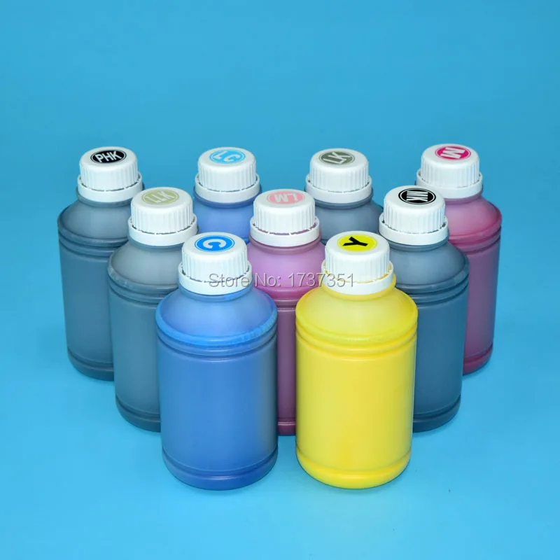 

9 Color 500ml Pigment Ink Refill Kit for Epson Stylus Pro 3800 3880 3850 3890 3885 3800c Printer