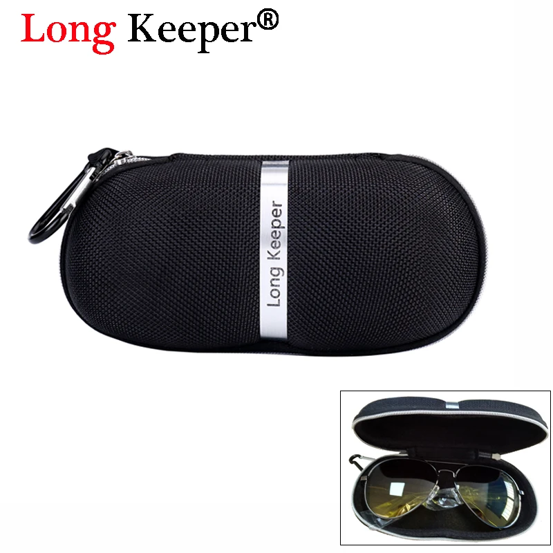 Брендовый чехол Long Keeper для солнцезащитных очков на молнии Чехол