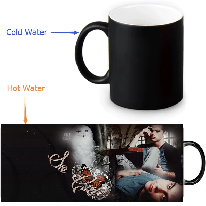 Волшебная кружка Дилана о'брайена Термокружка с изменением цвета на заказ 350