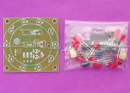 DIY Электронный Обучающий набор Колесо Фортуны Набор произведенные электронные