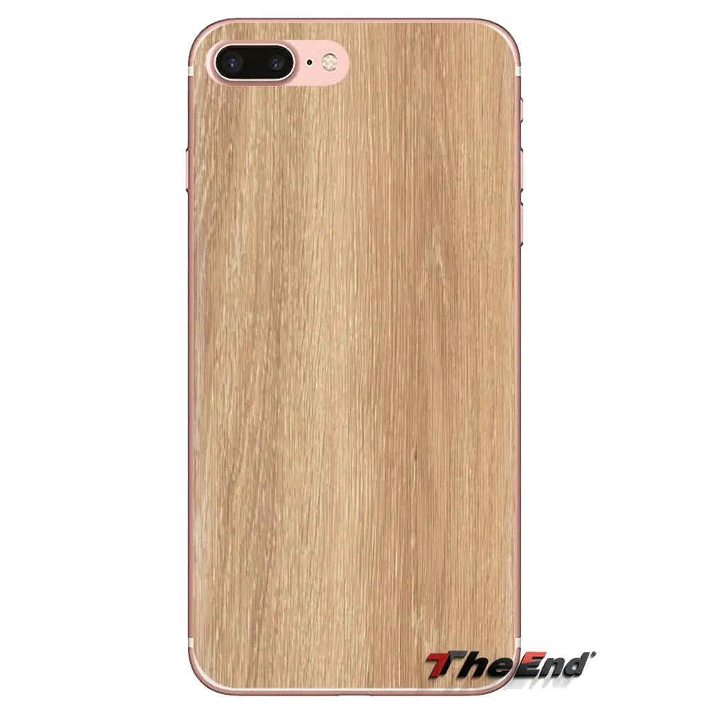 Красочные деревянные зерна для Samsung Galaxy S3 S4 S5 Mini S6 S7 Edge S8 S9 S10 Plus Note 3 4 5 8 9 прозрачное