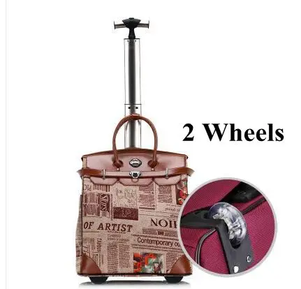Женская дорожная сумка на колесиках чемодан для багажа 20 дюймов|suitcase rolling|luggage