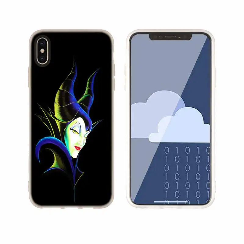 as the picture 10 Чехол для телефона s силиконовый мягкий чехол для iPhone 11 Pro X XS Max XR 6 6S 7 8 Plus 5 4S SE Maleficent Спящая красавица чехол принцессы - Цвет: as the picture 10