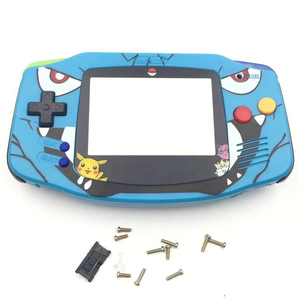 8 комплектов для Venusaur ограниченная замена корпуса оболочки чехол Nintendo GBA Gameboy Advance