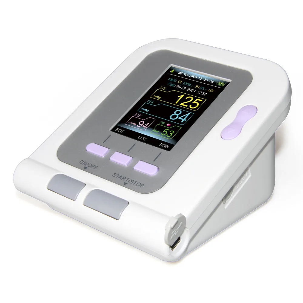 CE & FDA цифровой ветеринарный ЖК монитор артериального давления NIBP + зонд SPO2 для