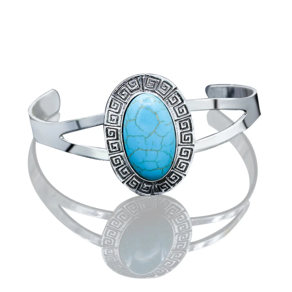 Браслеты с синими бусинами натуральные камни открытые манжеты искусственный