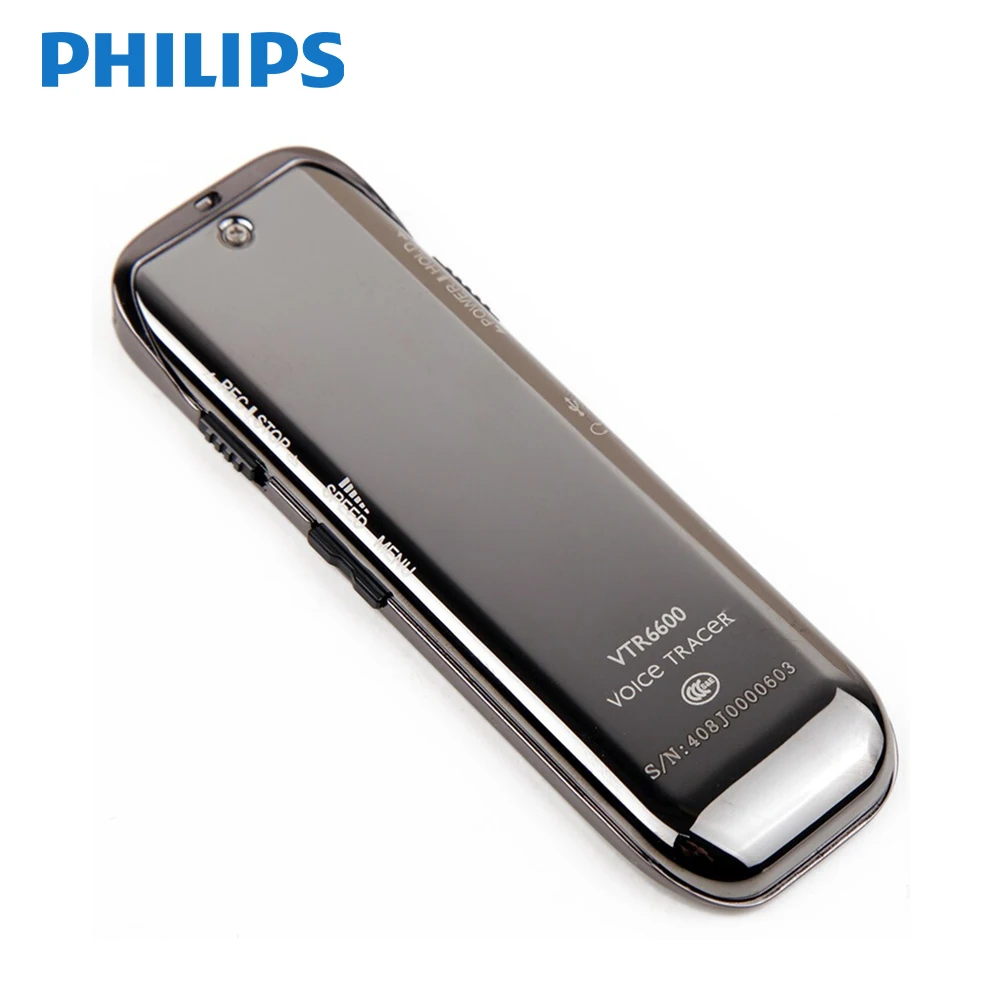 Цифровой диктофон Philips PCM VTR6600 профессиональная ручка для записи с функцией
