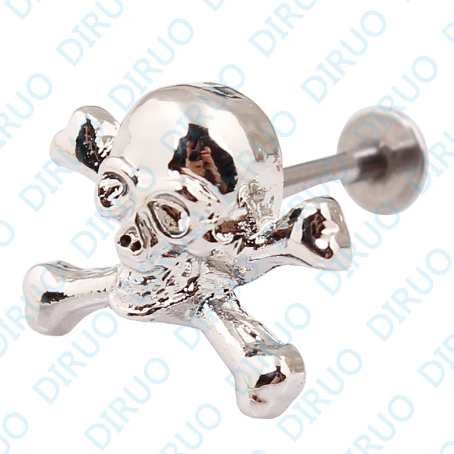 Бесплатная доставка! Оптовая продажа, Скелетон, подвеска губ, ювелирный пирсинг для тела, ювелирные изделия 10 шт./лот.